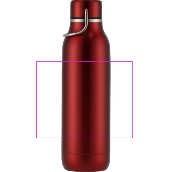 Gourde en acier inoxydable BORGHOLM: Zone de marquage 3 · S2