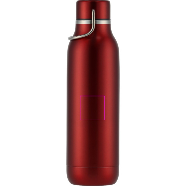 Gourde en acier inoxydable BORGHOLM: Zone de marquage 5 · T4