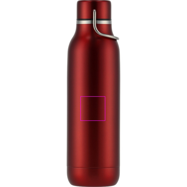 Gourde en acier inoxydable BORGHOLM: Zone de marquage 6 · T4