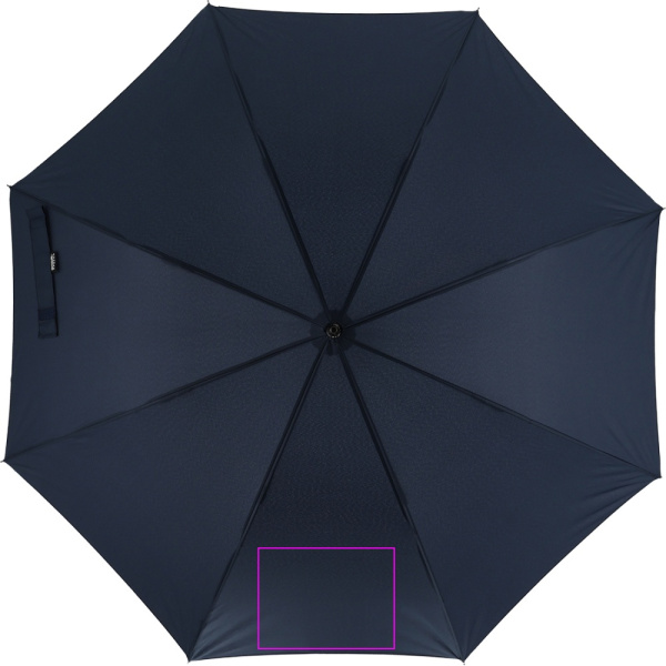 Automatic storm umbrella RPET ATHENS: Print area 1 · S2