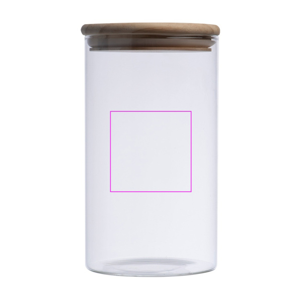 Bocal en verre borosilicaté ONTARIO 1000 ml: Zone de marquage 2 · C1A