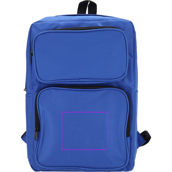 RPET backpack TORQUAY: Print area 1 · TT2
