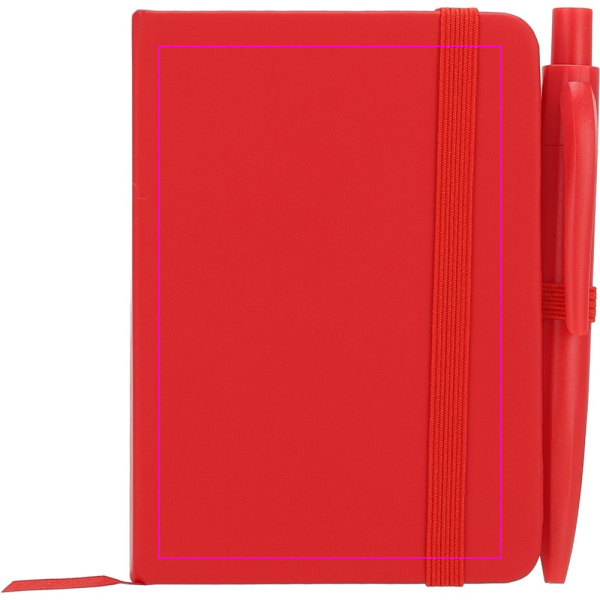A7 notebook with ballpoint pen SAN ANTONIO: Print area 3 · DC2