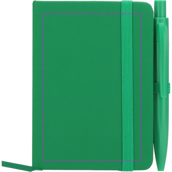 A7 notebook with ballpoint pen SAN ANTONIO: Print area 3 · DC2