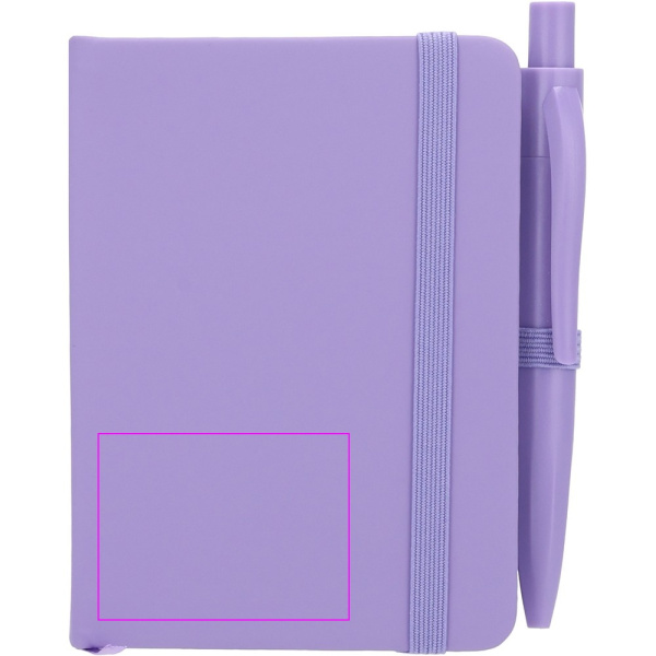 A7 notebook with ballpoint pen SAN ANTONIO: Print area 1 · T2