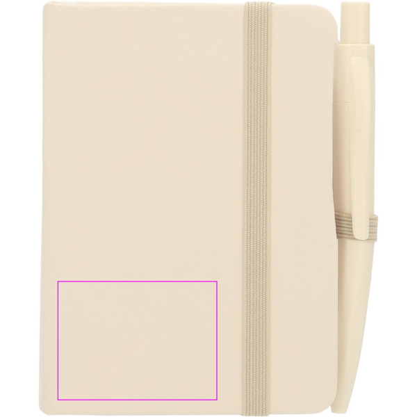 A7 notebook with ballpoint pen SAN ANTONIO: Print area 1 · T2