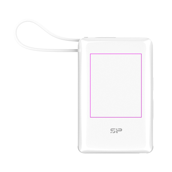 Silicon Power CP10 akupank 10 000 mAh USB-C kaabliga: Esikülg