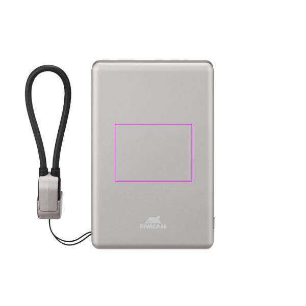 Powerbank Magsafe kabellos 15W VA2616 5000 mAh RIVACASE: Front