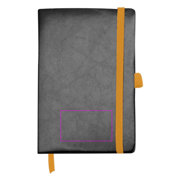 Notebook A6 lined ALEX: Print area 1 · T3