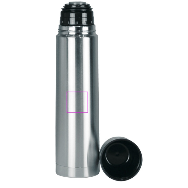 Thermos flask 1000 ml ARIADNA: Print area 2 · L3