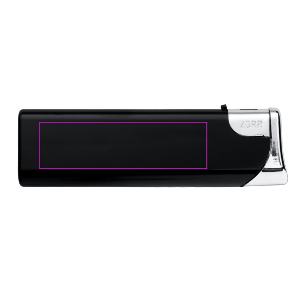Plastic lighter GEOFFREY: Print area 2 · DC0