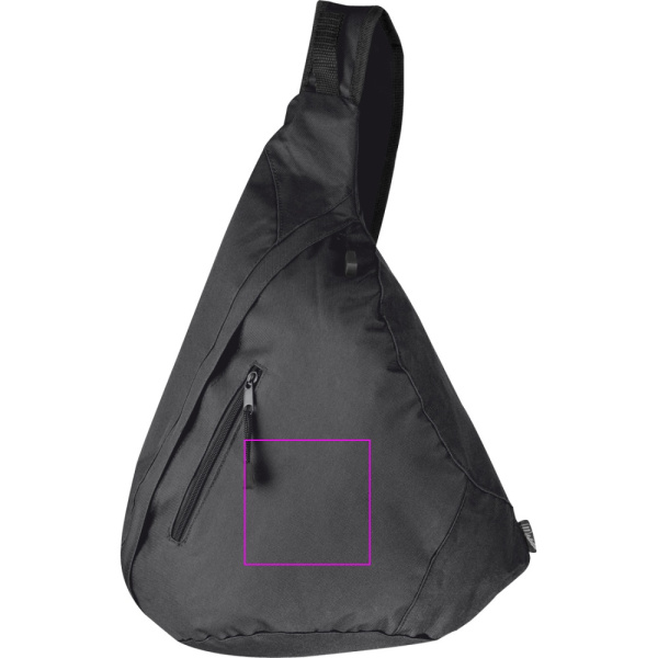 One shoulder backpack ROCCO: Print area 1 · DTF2