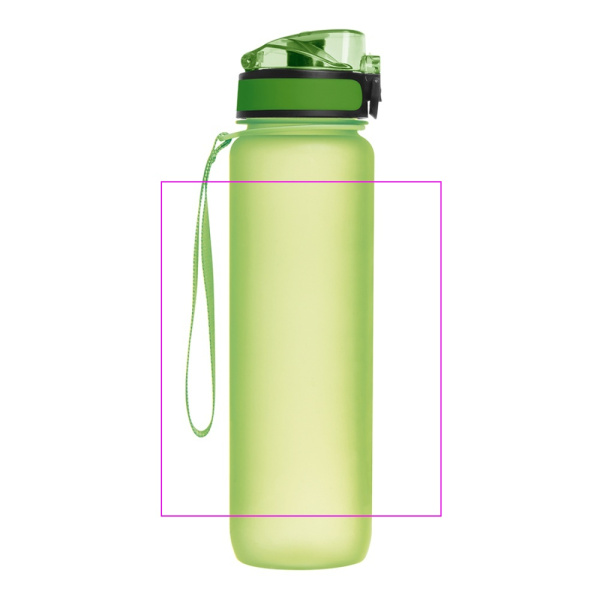 Tritan bottle 1000 ml ALDO: Print area 3 · S2
