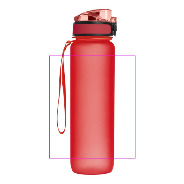Tritan bottle 1000 ml ALDO: Print area 3 · S2