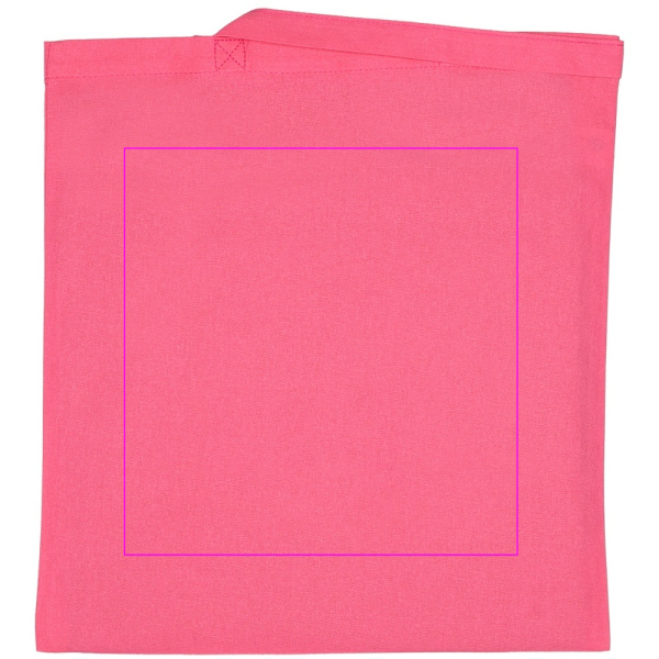 Puuvillane kott pikkade sangadega 140 g/m² LANCE: Trükikoht 2 · ST2