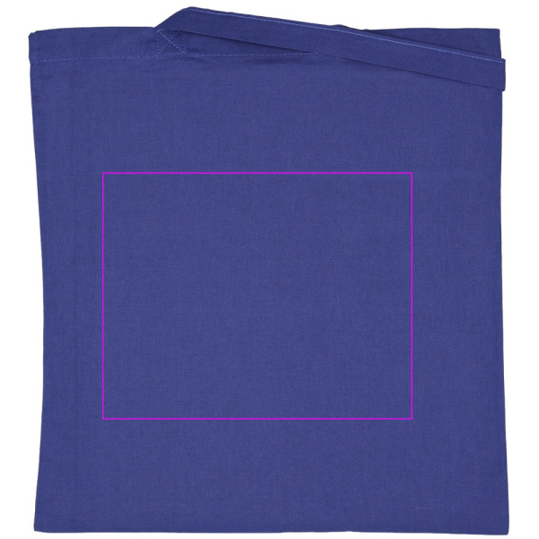 Puuvillane kott pikkade sangadega 140 g/m² LANCE: Trükikoht 4 · DTF3