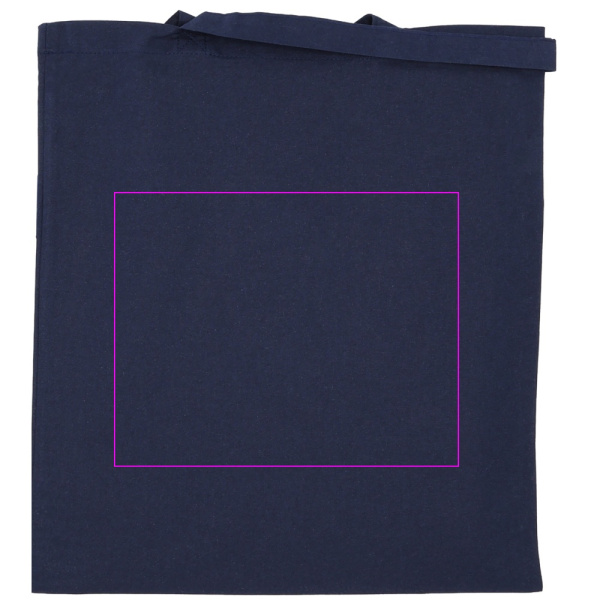Puuvillane kott pikkade sangadega 140 g/m² LANCE: Trükikoht 4 · DTF3