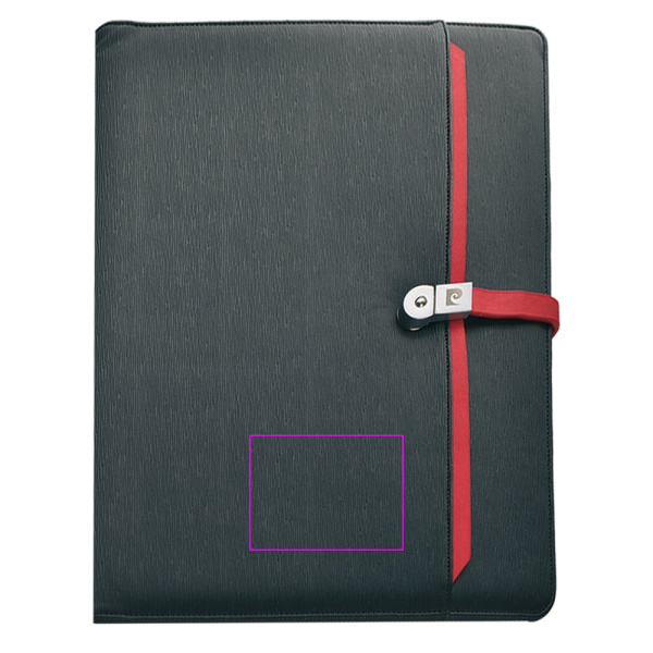 Aplankas su linijuotu užrašų knygute ir 8 GB USB atmintine DIMITRI Pierre Cardin: Print area 1 · S2