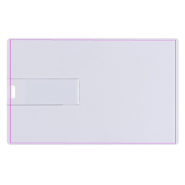 Plastikkaardiga USB-mälupulk 8GB 2.0 LEONA: Trükikoht 1 · DC1