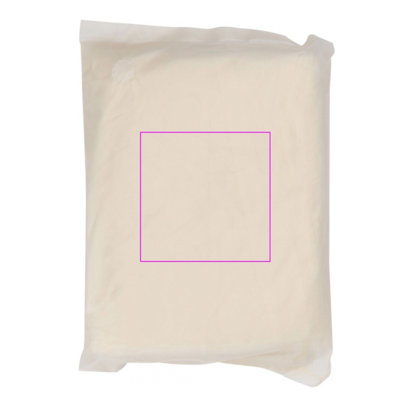 Biodegradable rain poncho DAVIDE: Print area 1 · ET(N1)