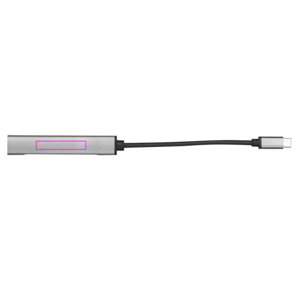 HUB splitter with data transfer function HILDEGARDA: Print area 2 · T3