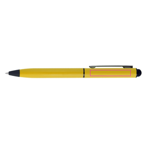 Metallkulspetspenna med touchpenna, mjuk touch, CELEBRATION Pierre Cardin: Print area 1 · L1