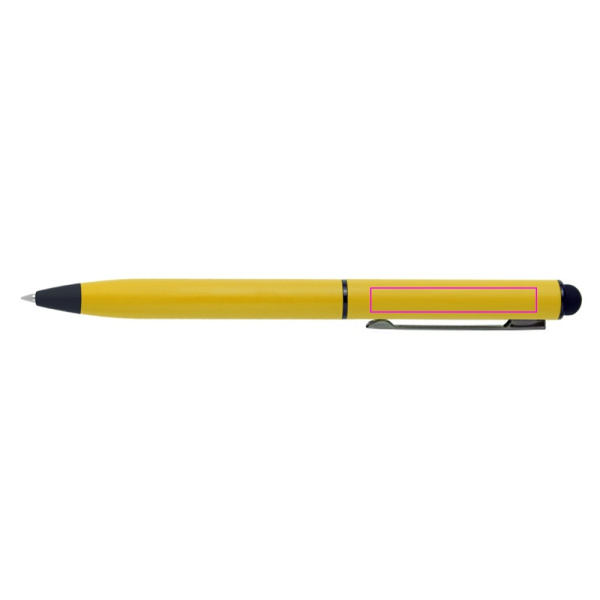 Metallkulspetspenna med touchpenna, mjuk touch, CELEBRATION Pierre Cardin: Print area 2 · L1