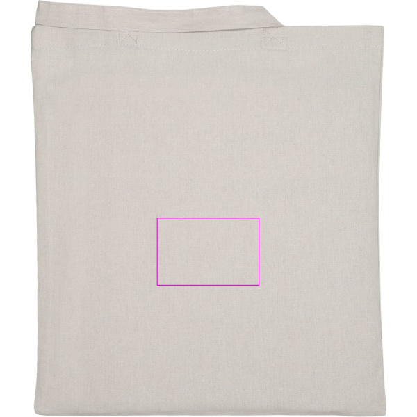 Puuvillane kott lühikese sangaga 140 g/m² MARSHALL: Trükikoht 2 · ST2