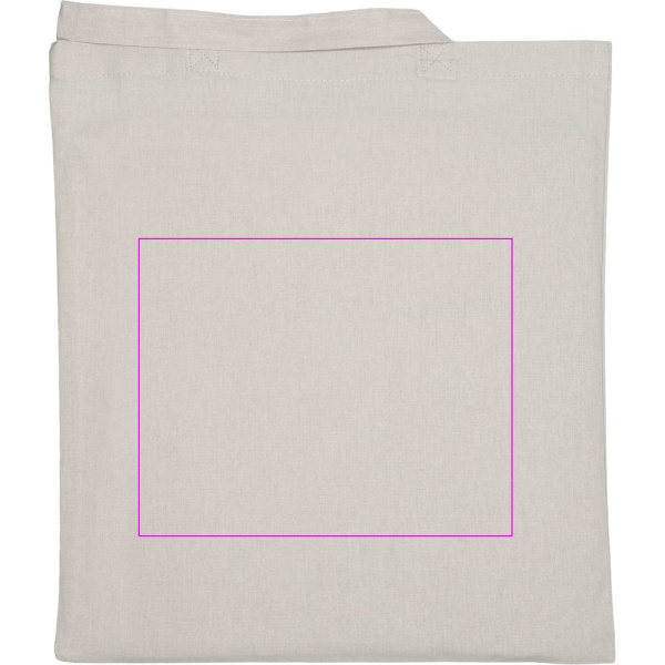 Puuvillane kott lühikese sangaga 140 g/m² MARSHALL: Trükikoht 3 · DTF3