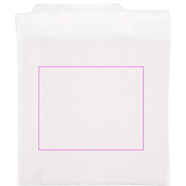 Puuvillane kott lühikese sangaga 140 g/m² MARSHALL: Trükikoht 1 · ST2