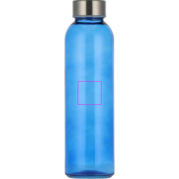 Glasflaska 500 ml EUGEN: Print area 3 · T4