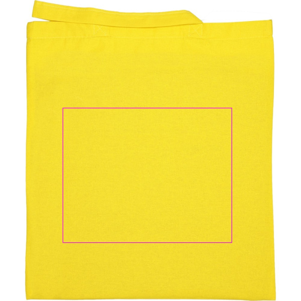 Puuvillane kott lühikese sangaga 140 g/m² MARSHALL: Trükikoht 1 · ST2