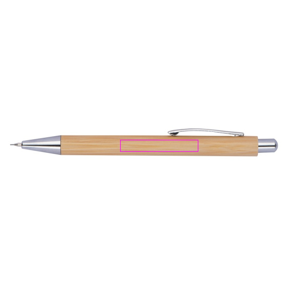 Writing set with pen and mechanical pencil SIEGLINDE: Print area 5 · T1