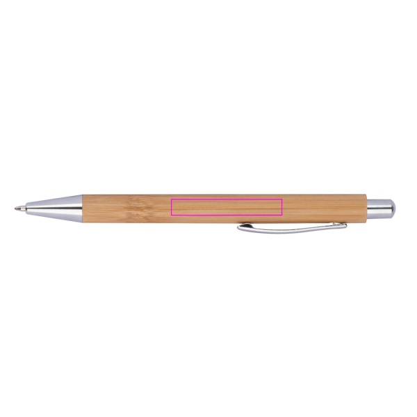 Writing set with pen and mechanical pencil SIEGLINDE: Print area 8 · T1