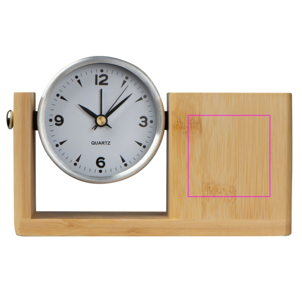 Schreibtischständer mit Uhr VERNON: Print area 1 · S1