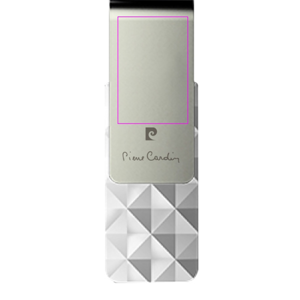 USB atmintinė PIERRE CARDIN 32GB 2.0: Print area 1 · L2