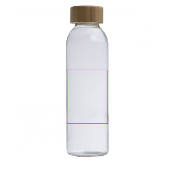 Stikla pudele ar uzmavu 500 ml CARLOTTA: Print area 4 · C1A