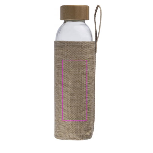 Stikla pudele ar uzmavu 500 ml CARLOTTA: Print area 7 · TT1