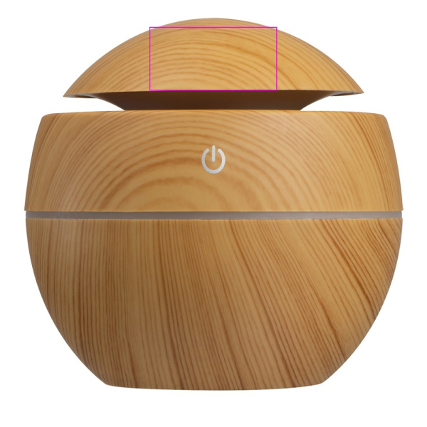 Ilmankostutin LED-valolla 130 ml ROSALIE: Print area 1 · T4