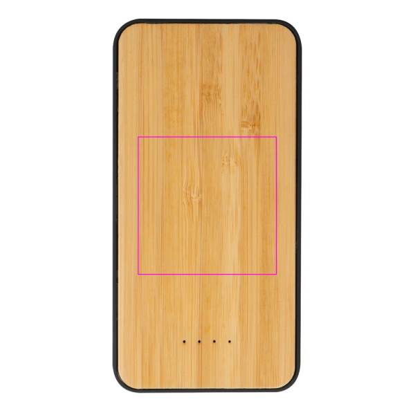 Power bank 8000 mAh with wireless charger LIBERO: Print area 1 · L2