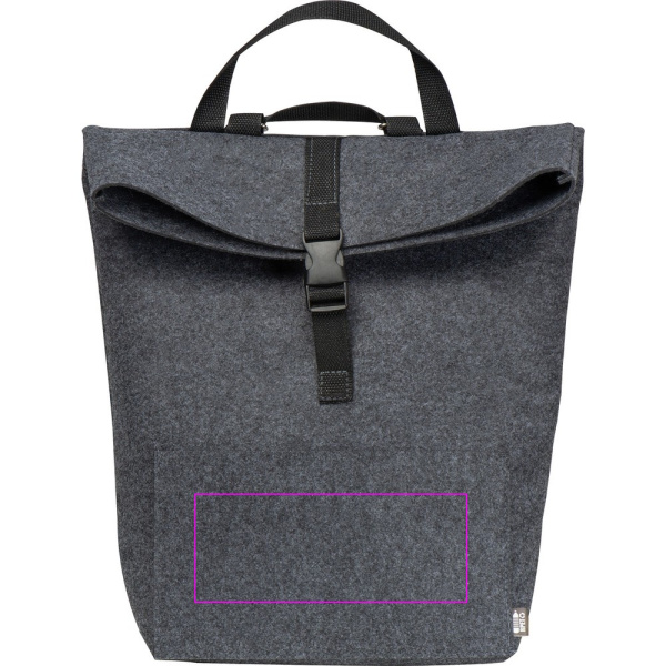 Felt backpack LAWRENCE: Print area 2 · DTF2