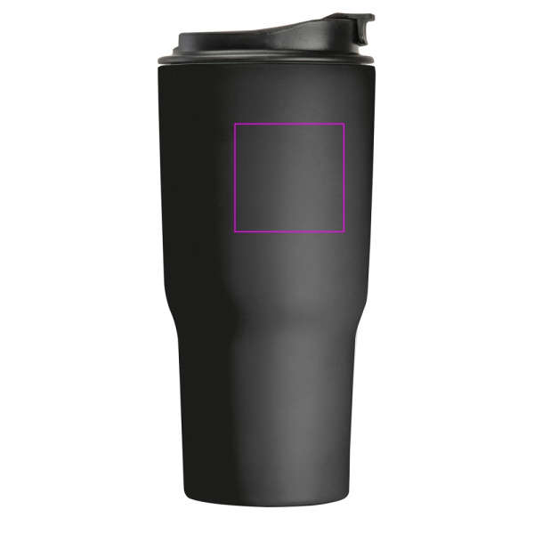 Termosmugg 550 ml tillverkad av återvunnet stål DANA: Print area 2 · L3