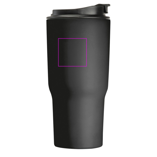 Termosmugg 550 ml tillverkad av återvunnet stål DANA: Print area 3 · T4