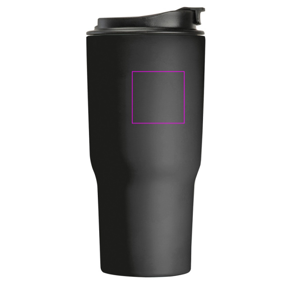 Termosmugg 550 ml tillverkad av återvunnet stål DANA: Print area 4 · T4