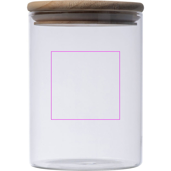 Food container 700 ml TYMON: Print area 1 · C1A