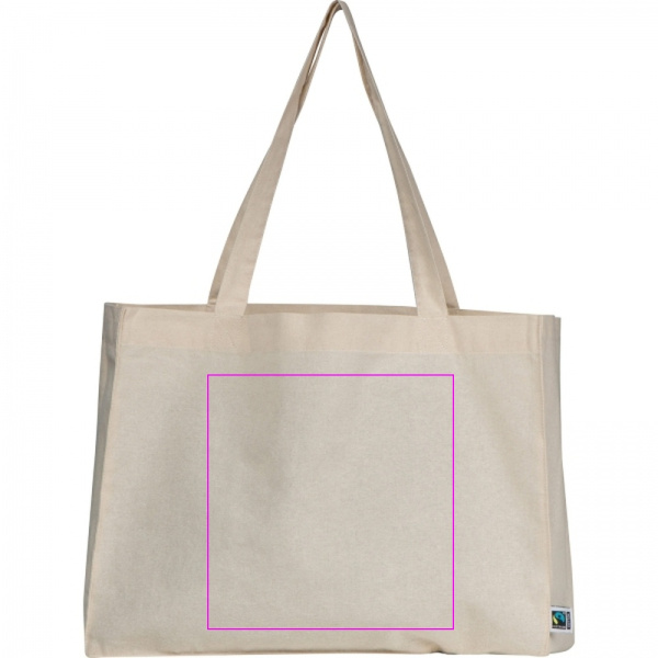 Baumwolltasche mit langen Henkeln, 180 g/m², DUSTIN: Print area 1 · ST1