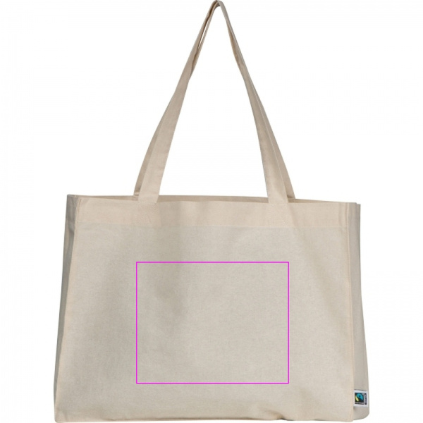 Baumwolltasche mit langen Henkeln, 180 g/m², DUSTIN: Print area 3 · DTF3