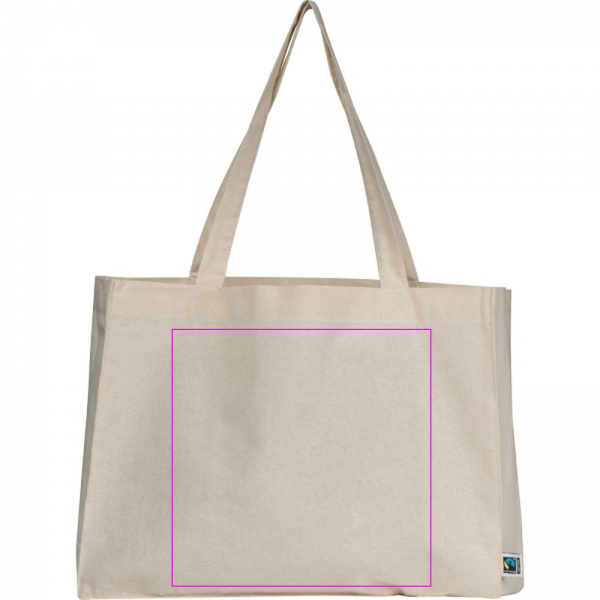 Baumwolltasche mit langen Henkeln, 180 g/m², DUSTIN: Print area 7 · DTF2