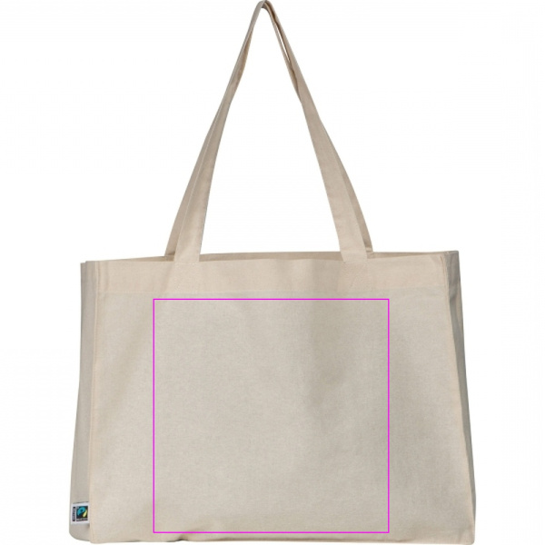 Baumwolltasche mit langen Henkeln, 180 g/m², DUSTIN: Print area 8 · DTF2