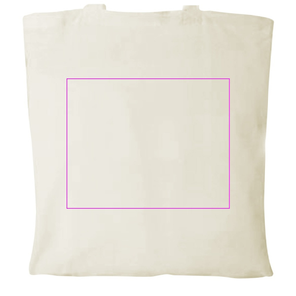 Пакет из переработанного ПЭТ с длинными ручками, 140 г/м2, BYRON: Print area 2 · DTF3
